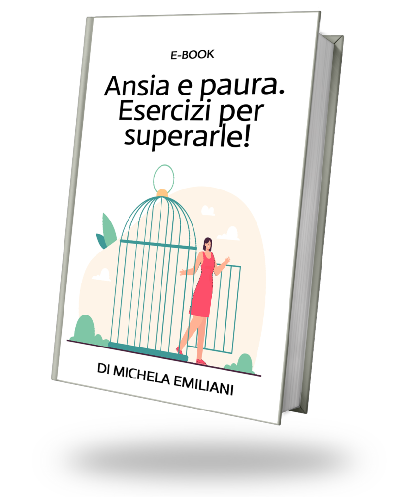 E-book Ansia e Paura - Michela Emiliani Psicologa © immagine di pch.vector su Freepik